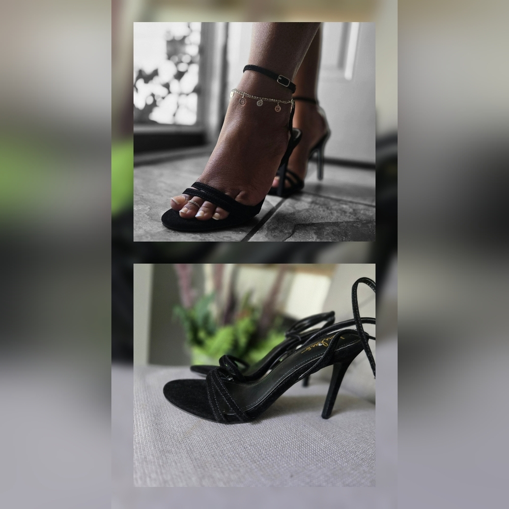 Lulu's SEXY Black‎ Stiletto Heels ~8½